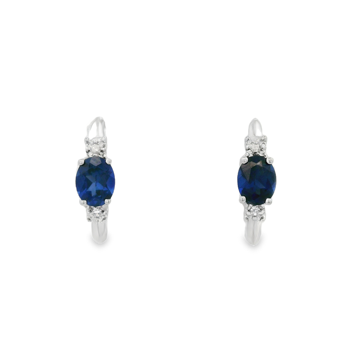 Estate Colored Stone Earrings