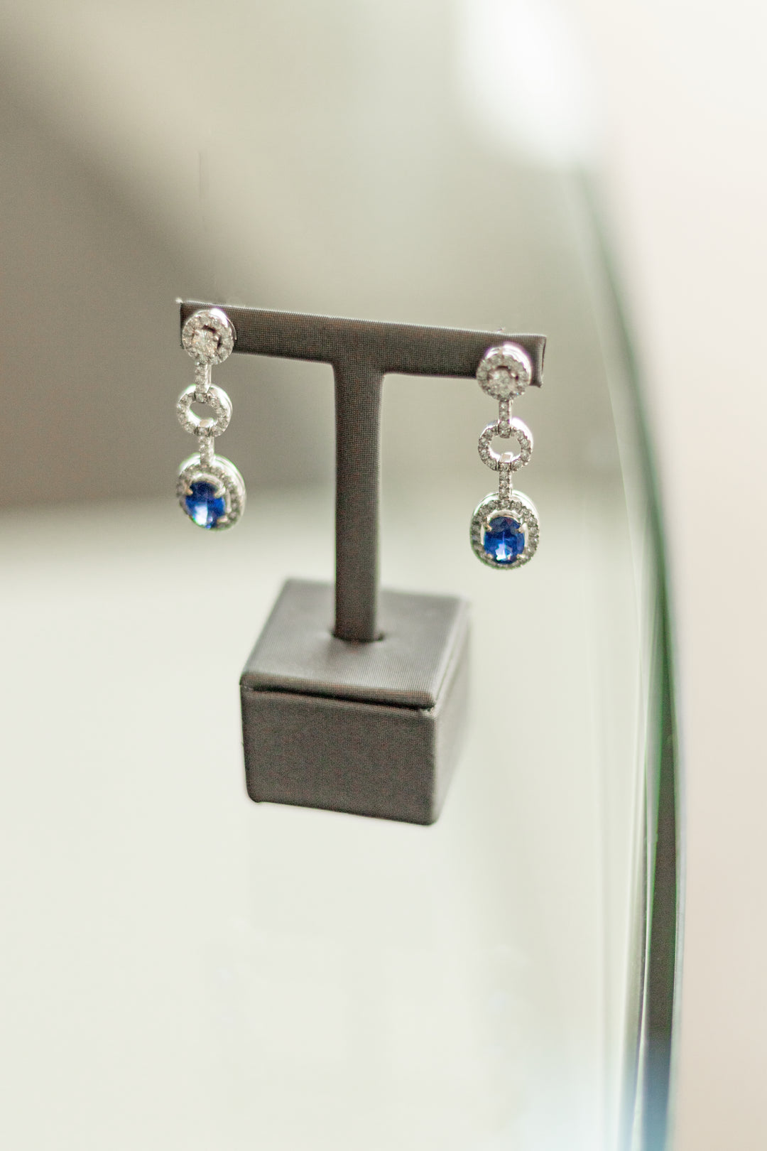 Estate Colored Stone Earrings
