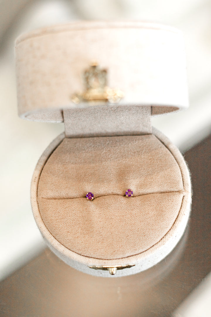 Estate Colored Stone Earrings