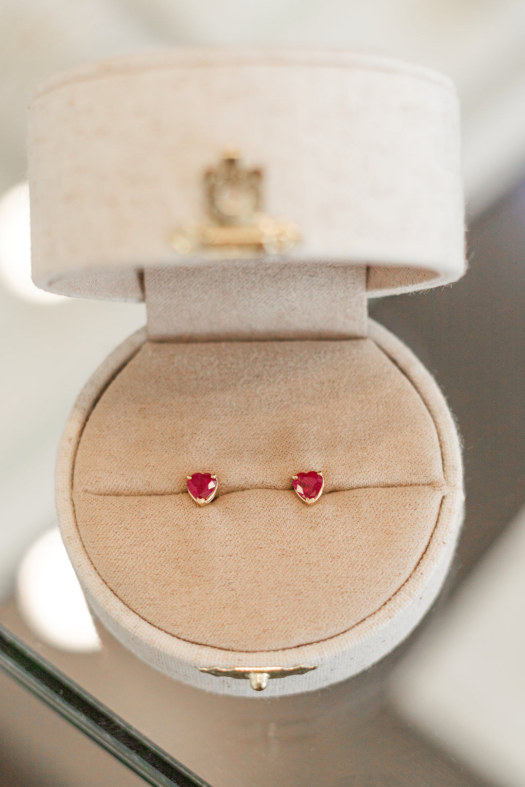 Estate Colored Stone Earrings