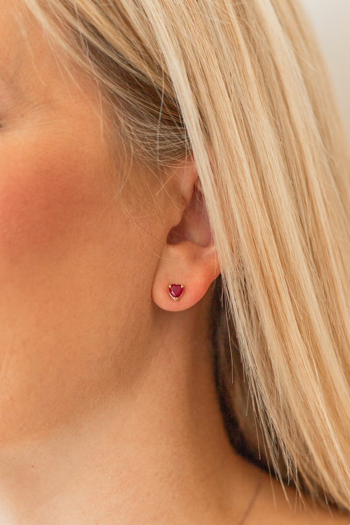Estate Colored Stone Earrings