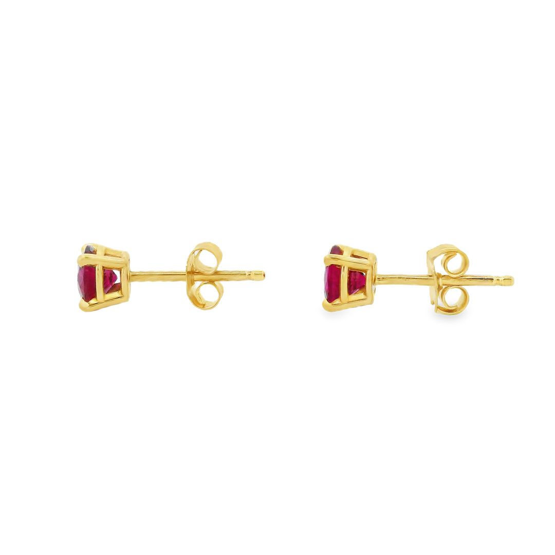 Estate Colored Stone Earrings