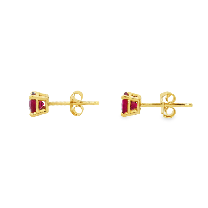 Estate Colored Stone Earrings