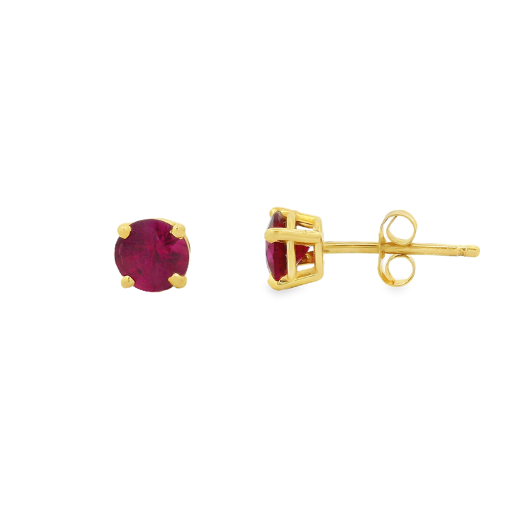 Estate Colored Stone Earrings