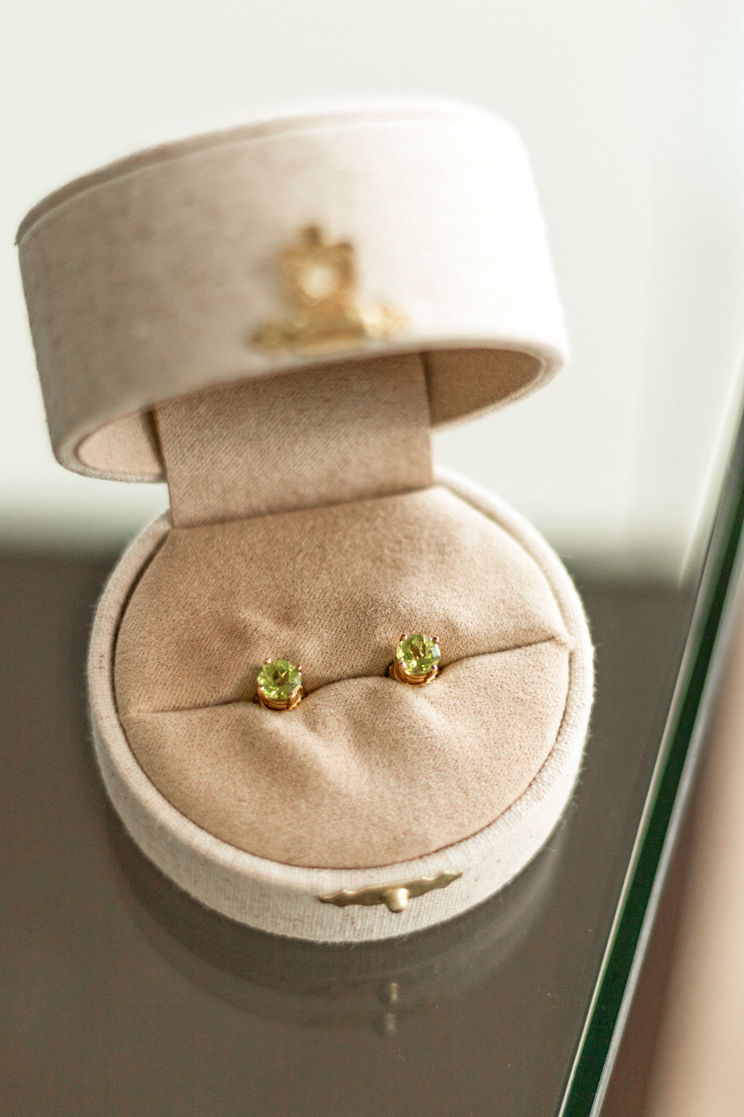 Estate Colored Stone Earrings