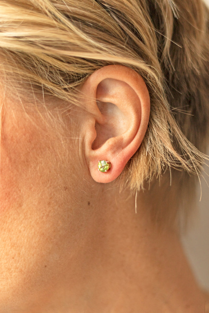 Estate Colored Stone Earrings
