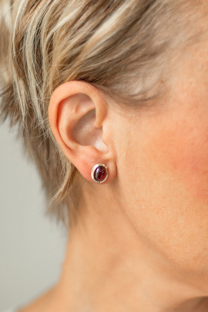 Estate Colored Stone Earrings