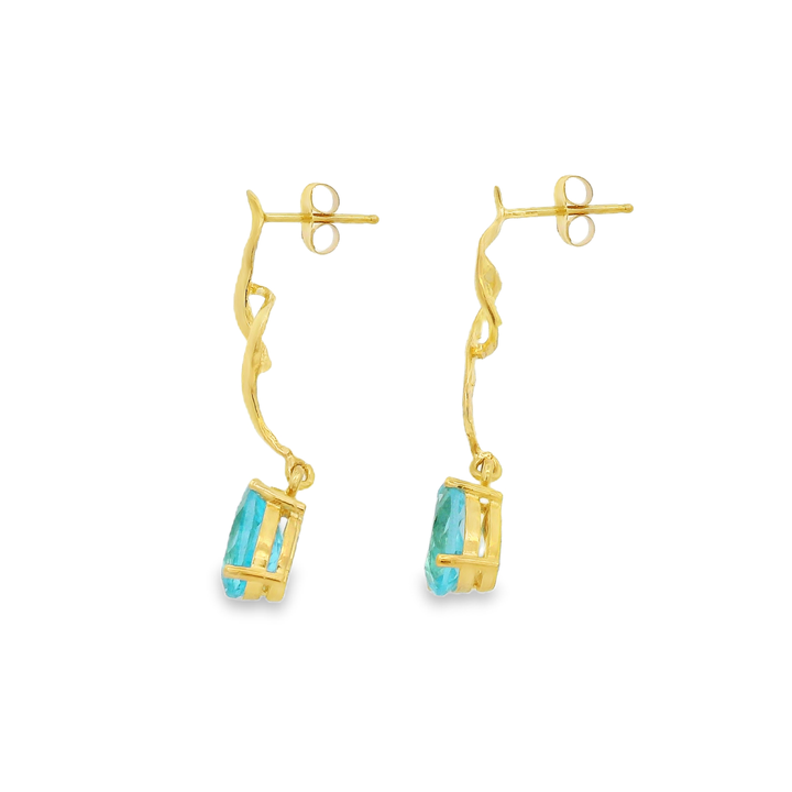 Estate Colored Stone Earrings