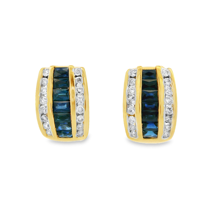 Estate Colored Stone Earrings