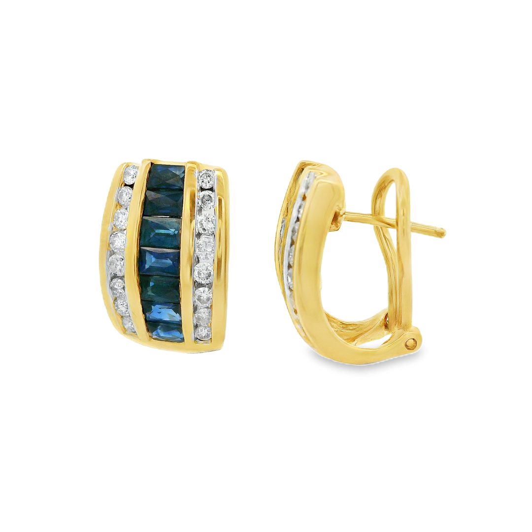 Estate Colored Stone Earrings