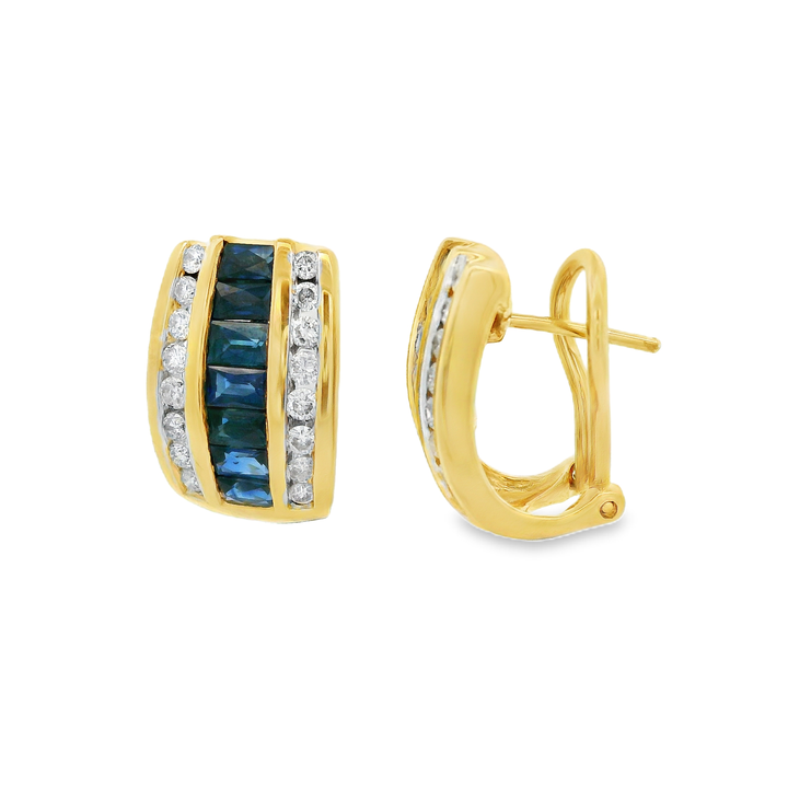 Estate Colored Stone Earrings