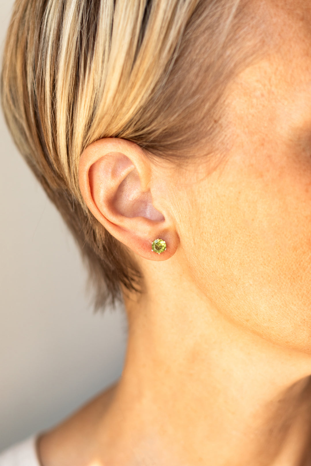 Estate Colored Stone Earrings