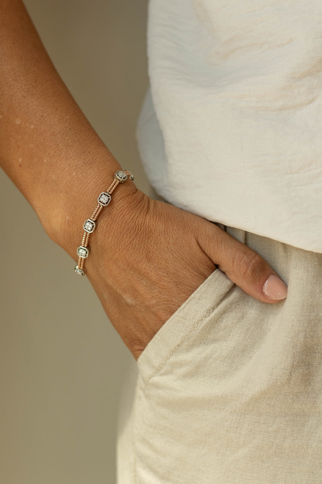 Estate Diamond Bracelet