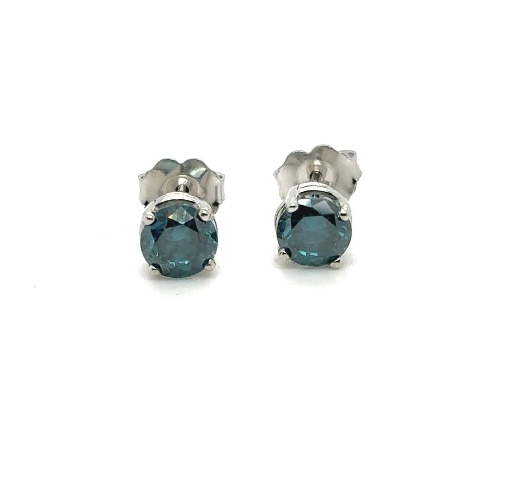 Estate Diamond Earrings