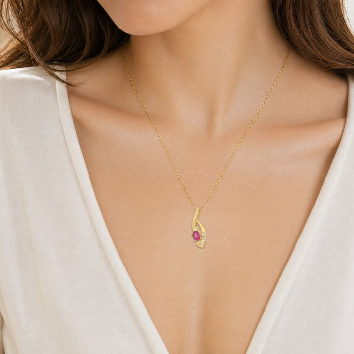 Estate Colored Stone Necklace
