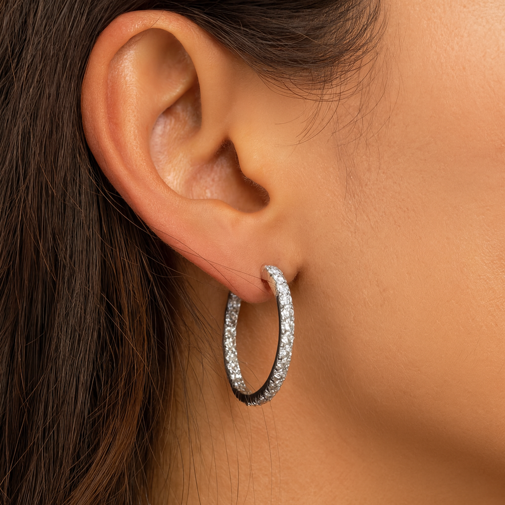 Estate Diamond Earrings