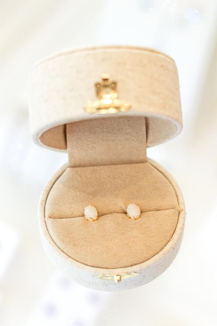 Estate Colored Stone Earrings