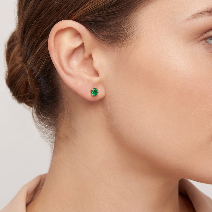 Estate Colored Stone Earrings