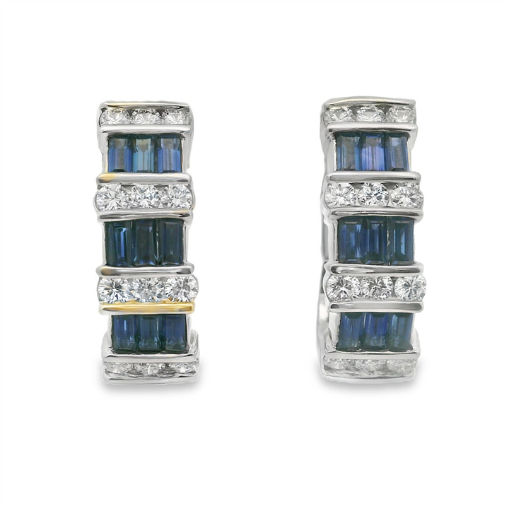 Estate Colored Stone Earrings
