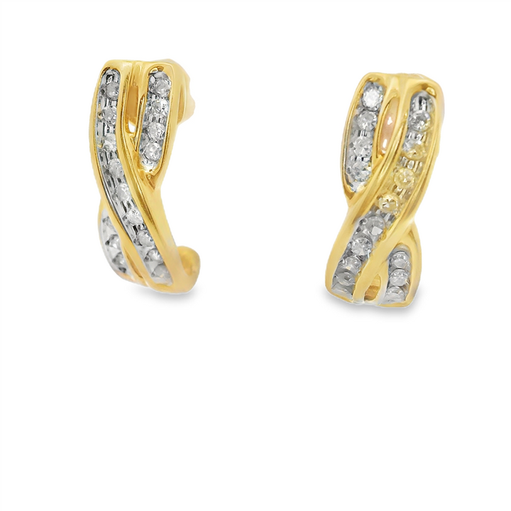 Estate Diamond Earrings