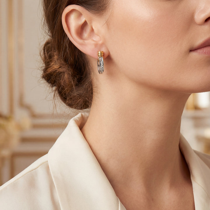 Estate Diamond Earrings