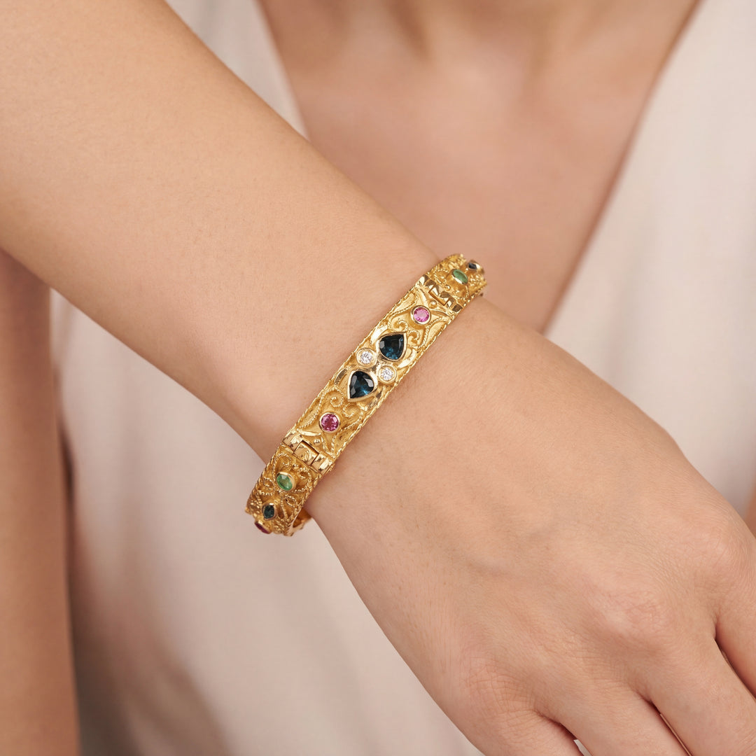 Estate Colored Stone Bracelet
