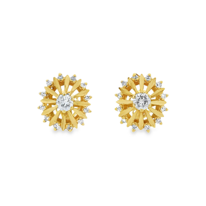 Estate Diamond Earrings