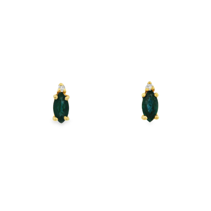 Estate Colored Stone Earrings