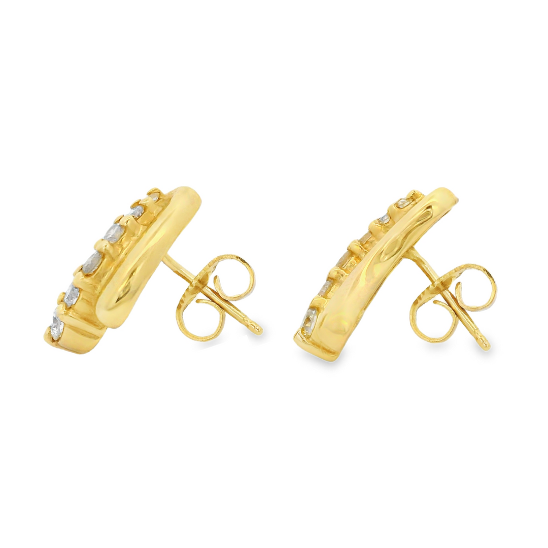 Estate Diamond Earrings