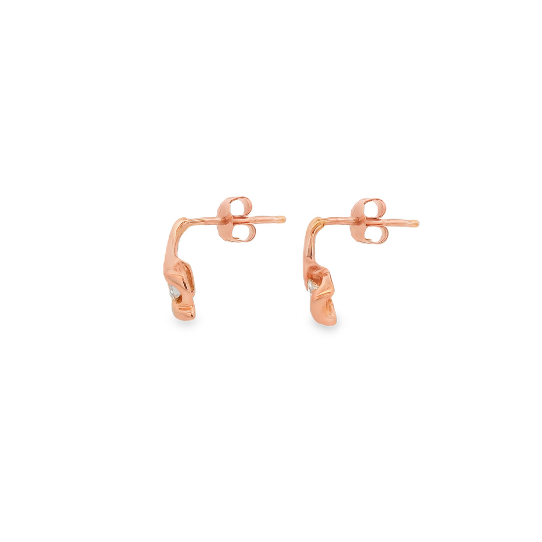 Estate Diamond Earrings