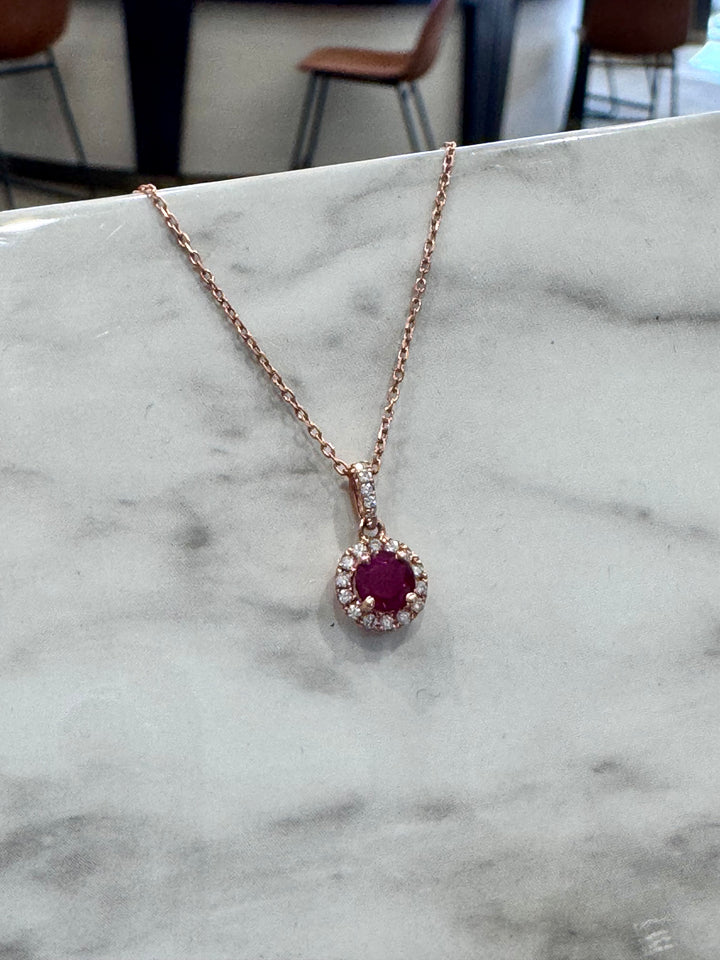 Estate Colored Stone Necklace