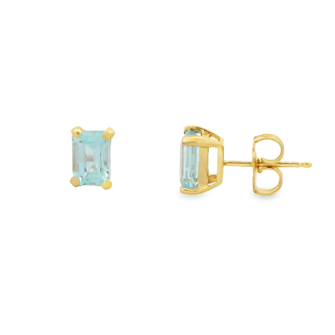 Estate Colored Stone Earrings