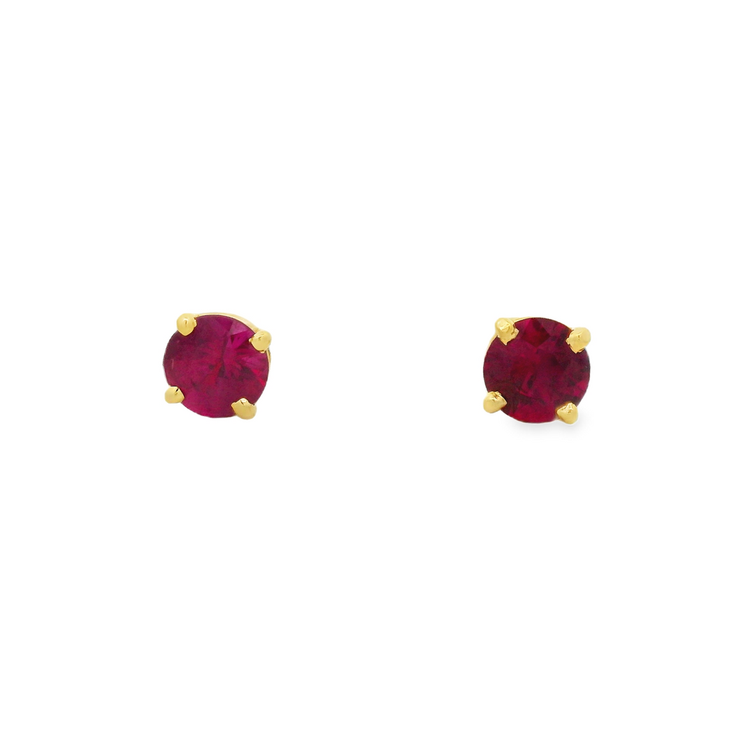 Estate Colored Stone Earrings