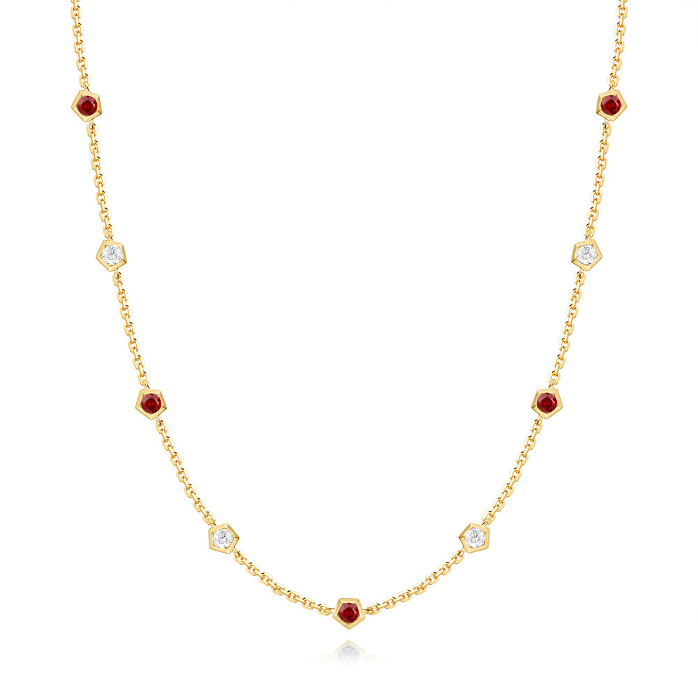 Colored Stone Necklace