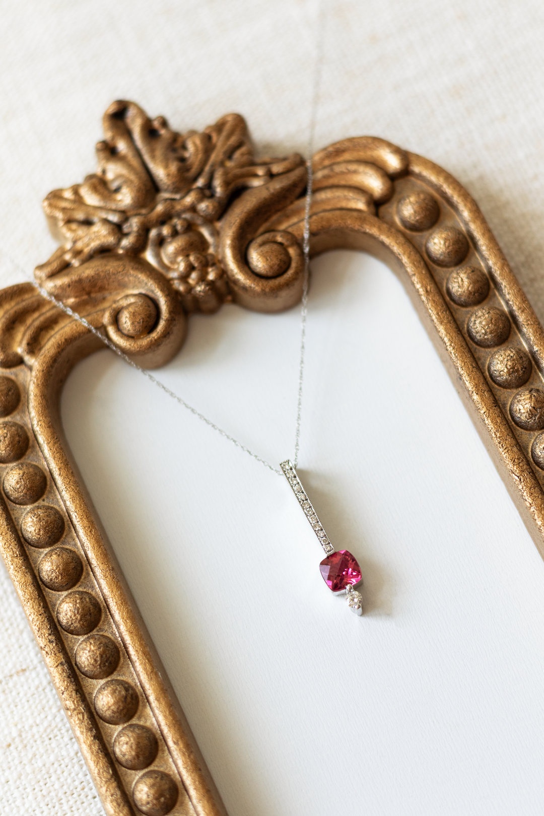 Estate Colored Stone Necklace
