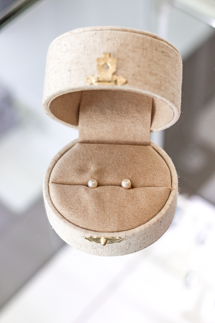 Estate Color Stone Earring