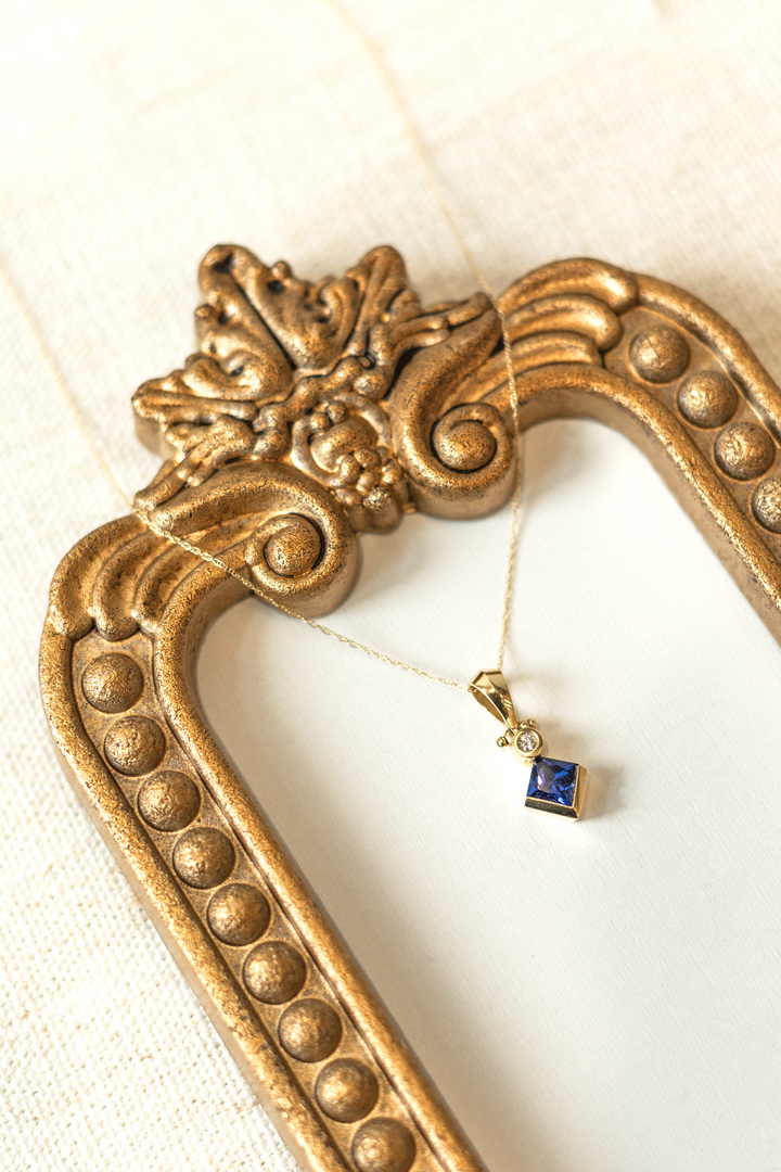 Estate Colored Stone Necklace