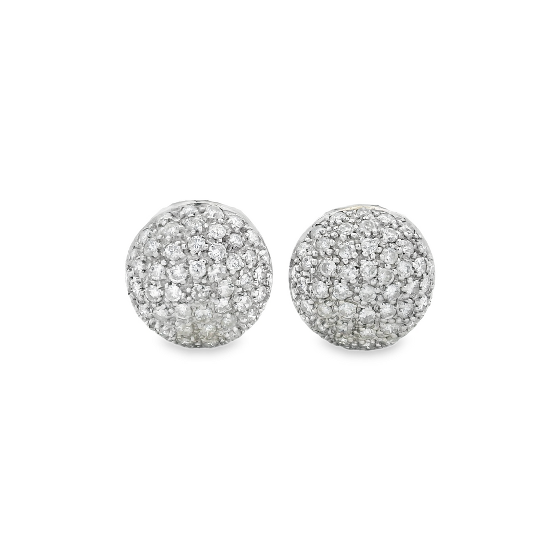 Estate Diamond Earrings