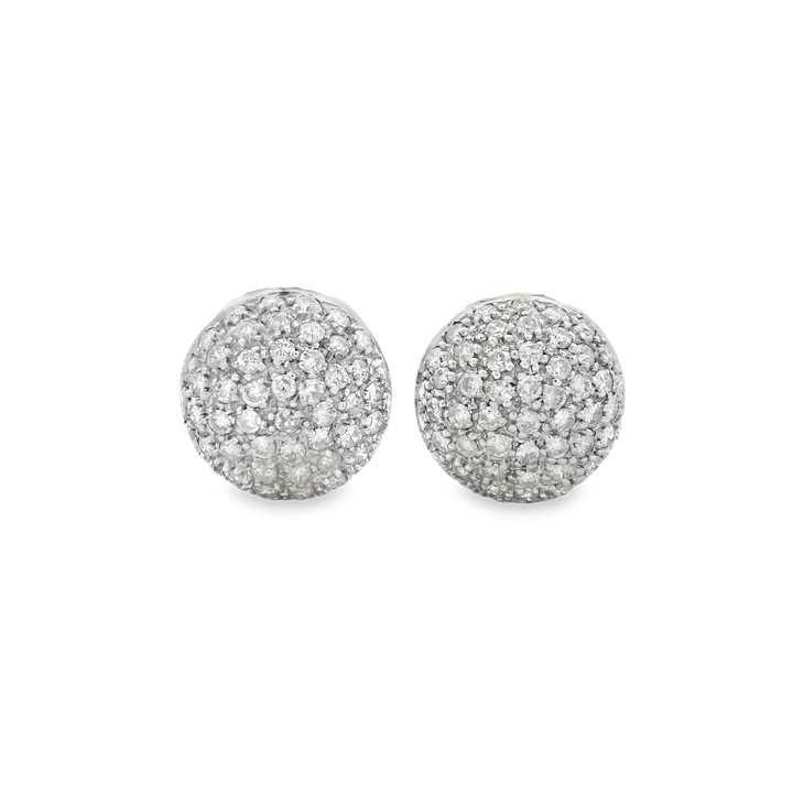 Estate Diamond Earrings