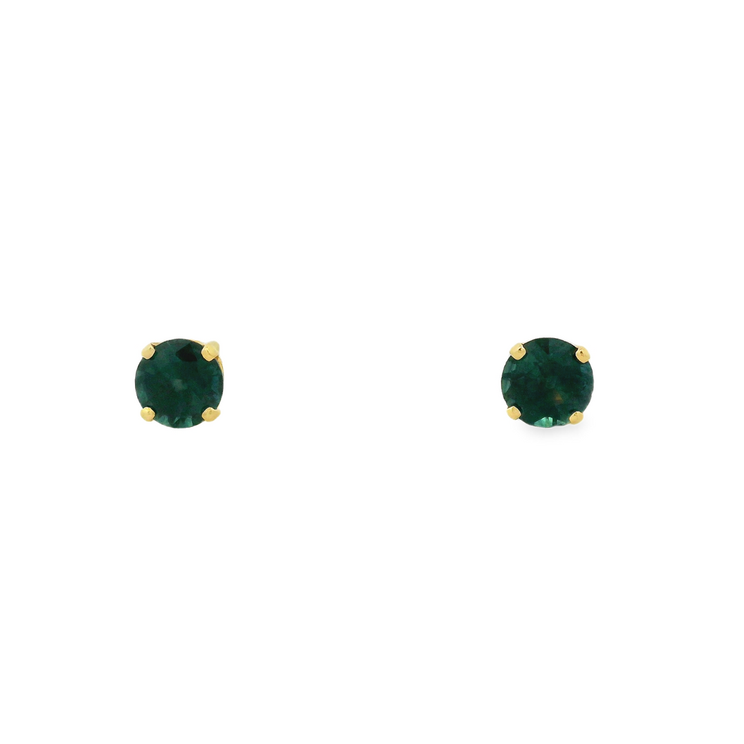 Estate Colored Stone Earrings