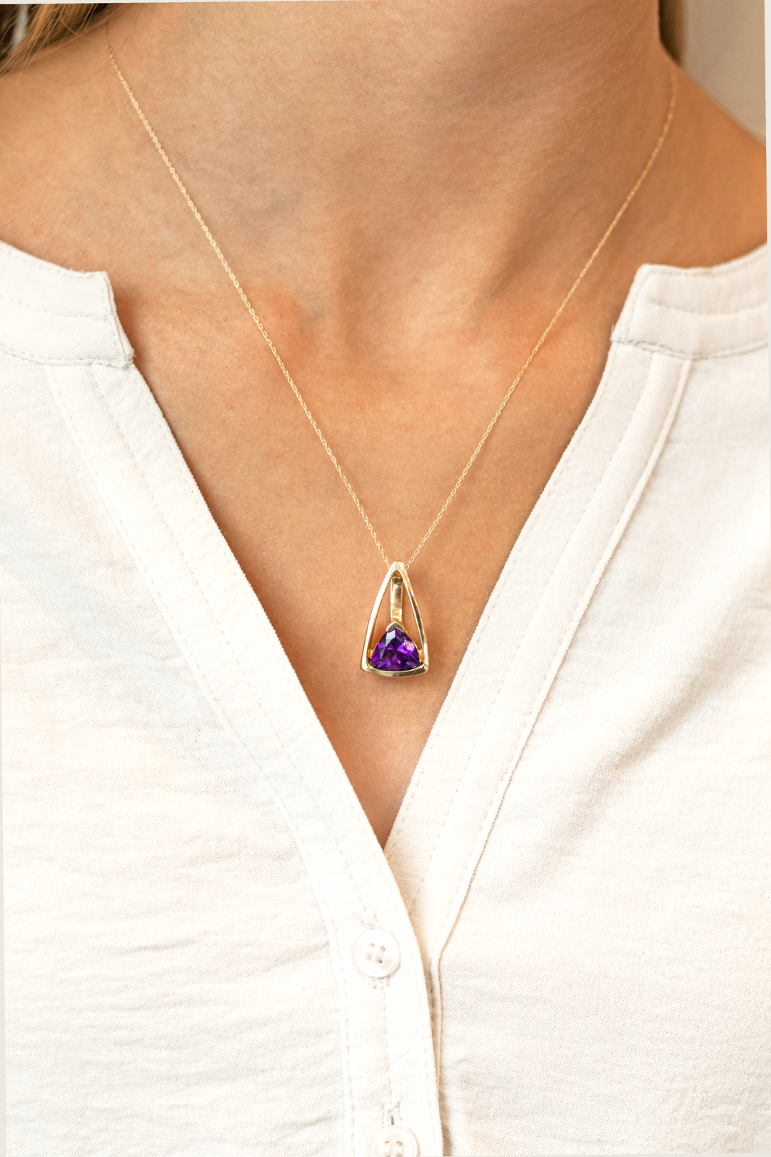 Estate Colored Stone Necklace