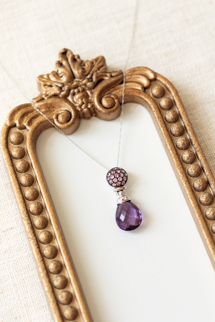 Estate Colored Stone Necklace
