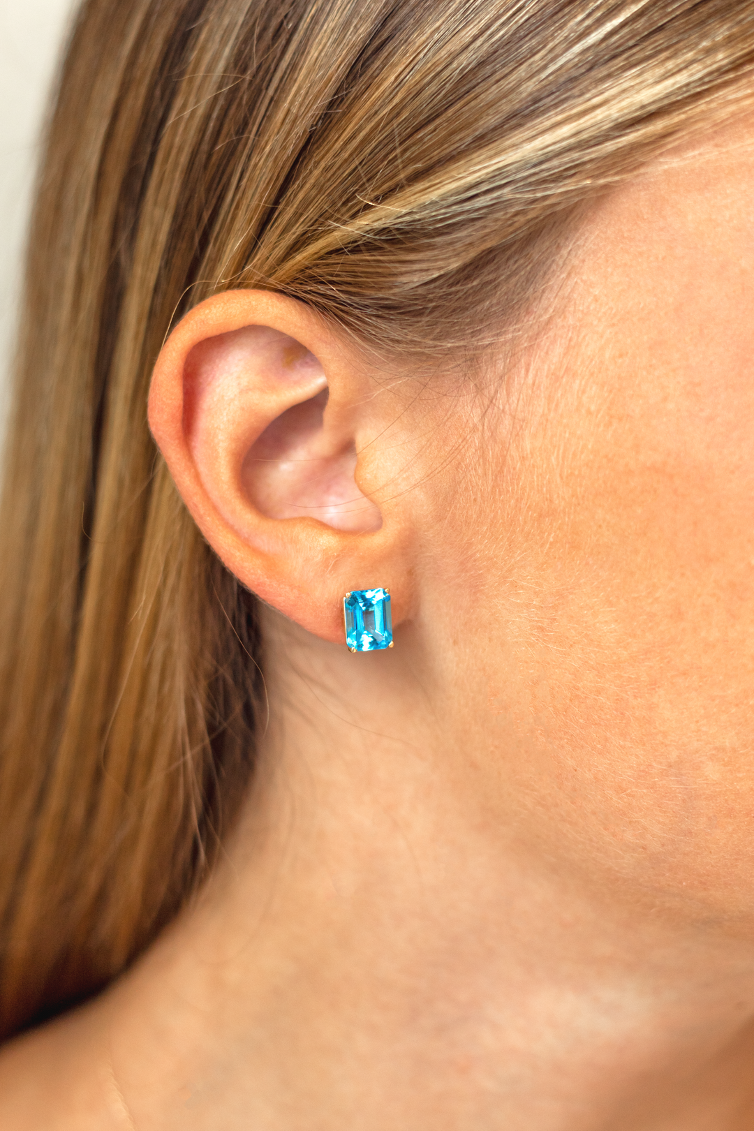 Estate Colored Stone Earrings