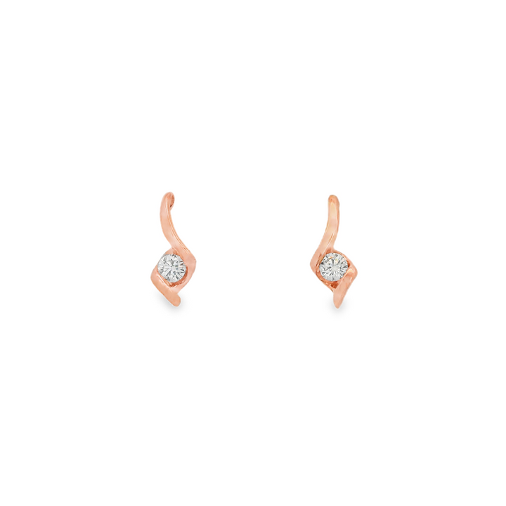 Estate Diamond Earrings