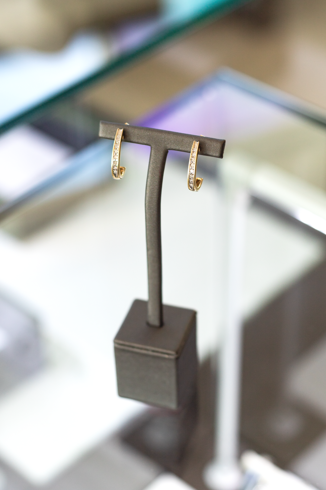Estate Diamond Earrings