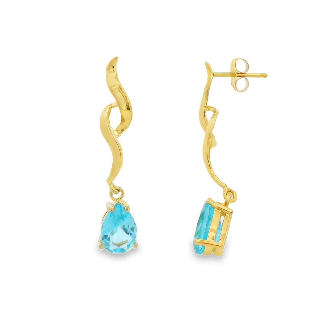 Estate Colored Stone Earrings