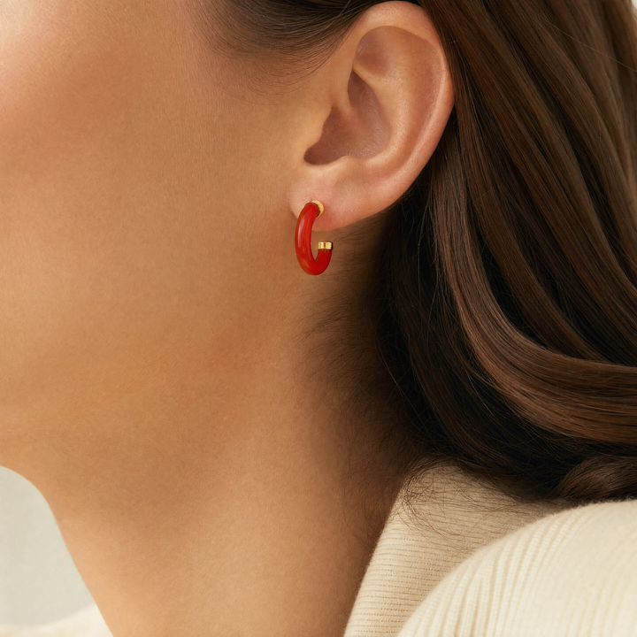 Estate Colored Stone Earrings