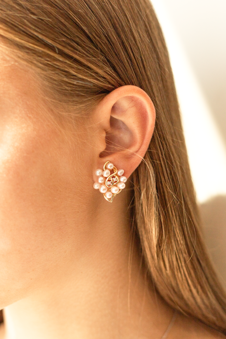 Estate Colored Stone Earrings