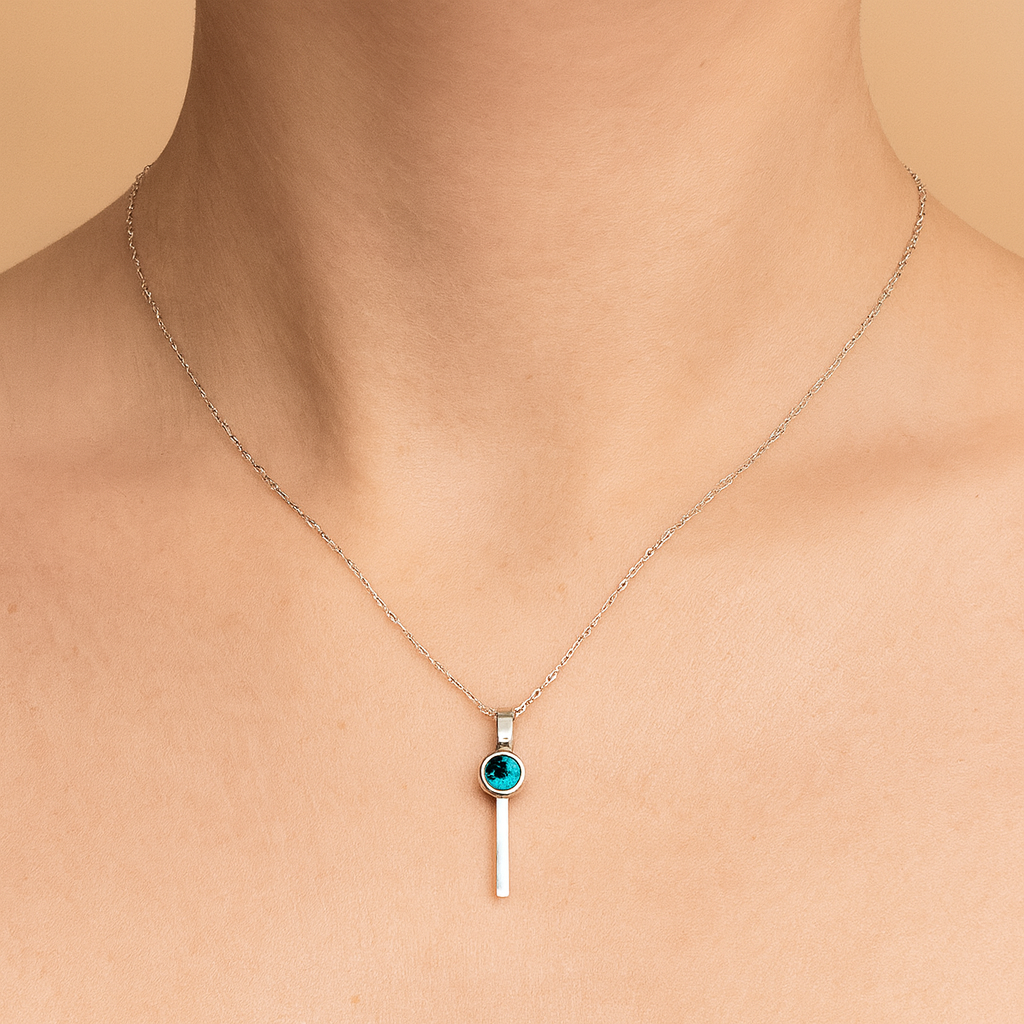 Estate Colored Stone Necklace