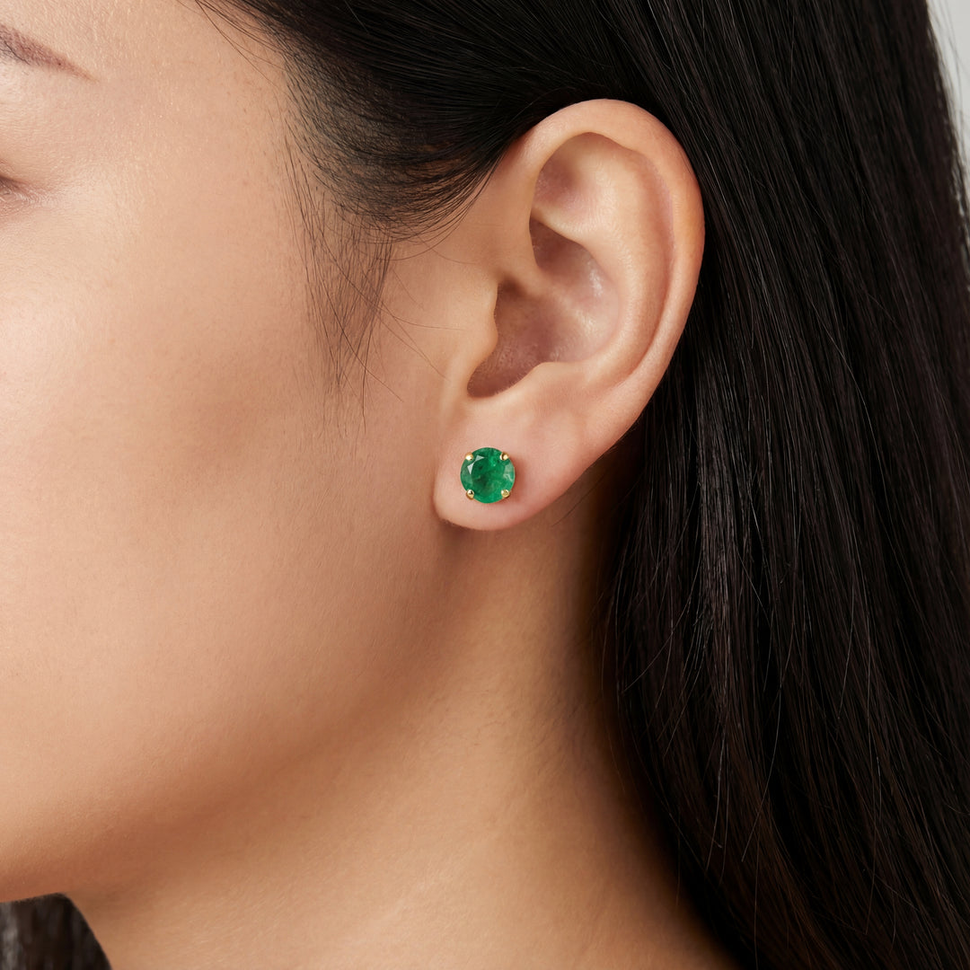 Estate Colored Stone Earrings